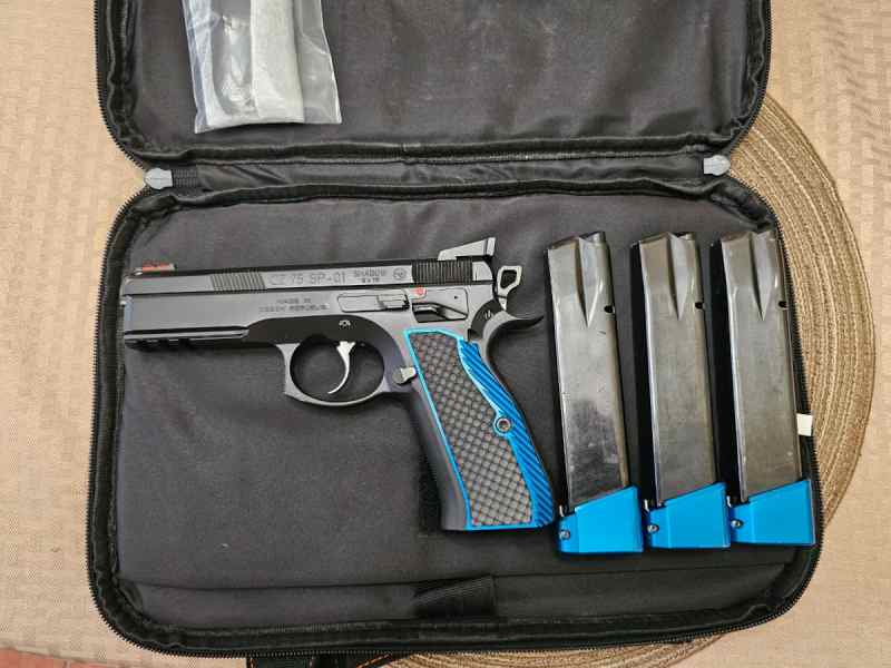 Like New Custon CZ 75 SP01 shadow 9mm 