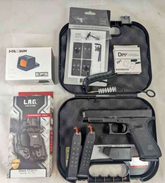 Glock 47 MOS Blue Label Holosun EPS Red Dot 9mm