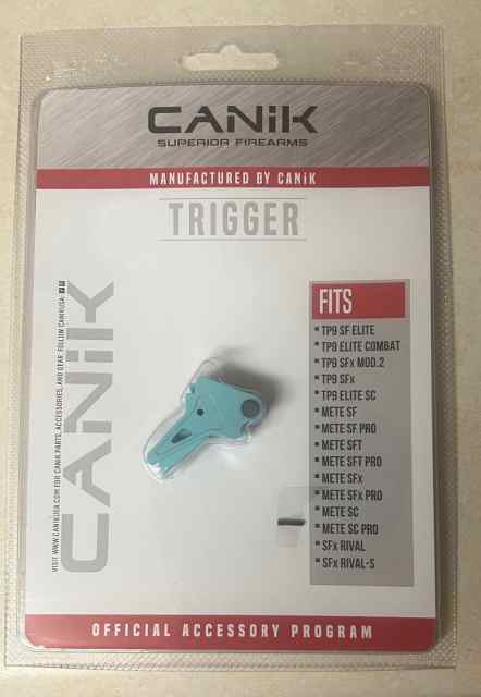 CANIK ENHANCED 90° ALUMINUM FLAT TRIGGER ASSEMBLY 