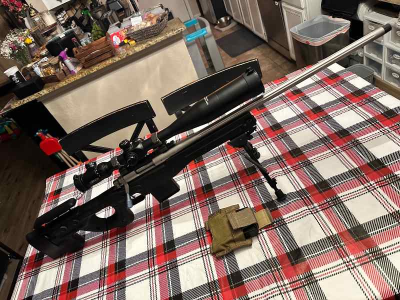 Remington 700 Accuracy Intn’l Chassis 50x Scope
