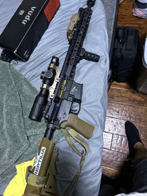 EOTECH VUDU 1-6 on a Geissele SPM