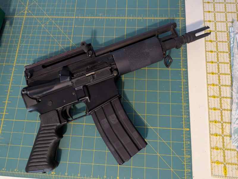 Olympic Arms OA-96. Ban-era Innovation!