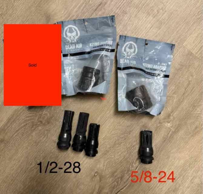 KeyMo adapters and muzzle devices
