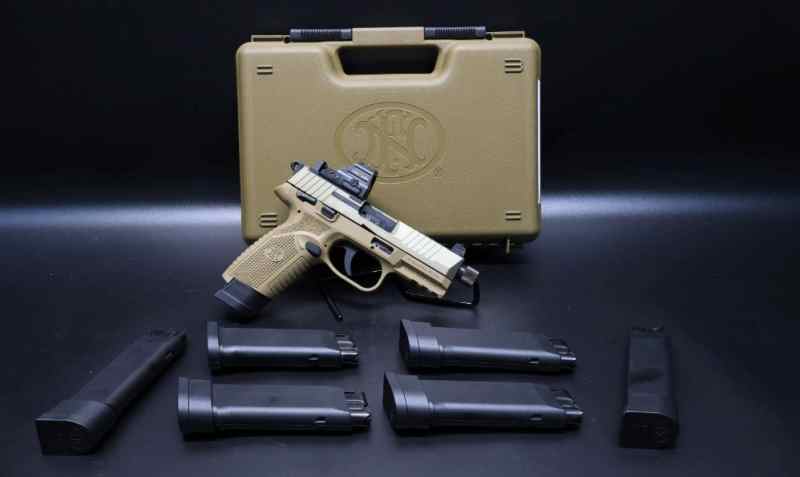 FN 502 Semi-Auto Target Pistol With Holosun 407C 
