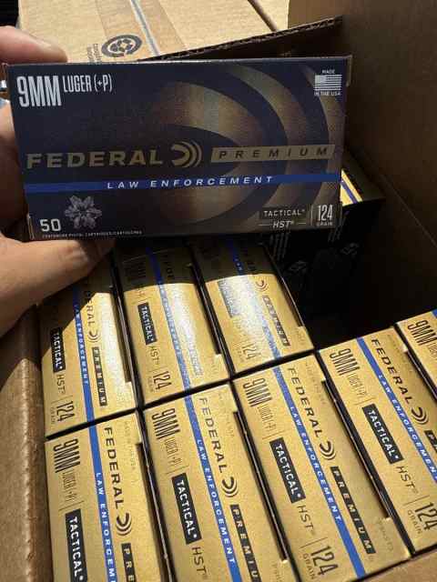 FEDERAL PERSONAL DEFENSE HST, 9mm +P 124 Gr 