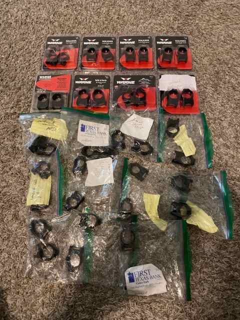 19 Sets of Warne and Leopold Rings For Sale