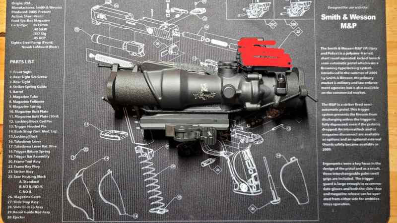 Trijicon TA31F Green w/ ADM and RMR mount