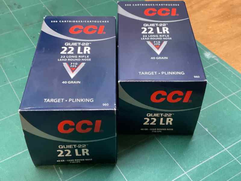 CCI 22QUIET ammo/Allen Rifle Case for sale