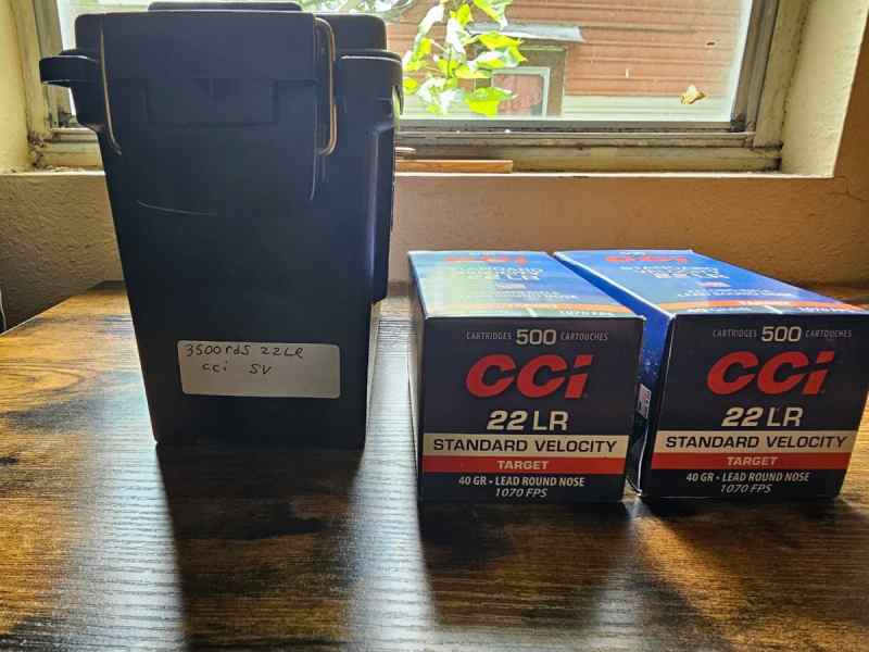 CCI Standard Velocity 22 LR 40 gr Lead Round 
