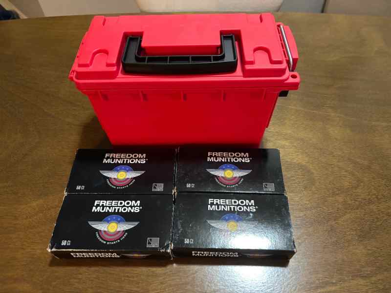 200 Rounds .45 APC Ammunition with Storage Box