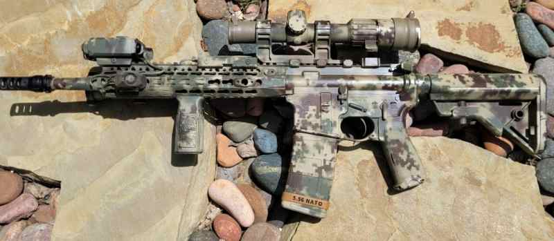Aero Precision 13.7 P/W AR15 5.56 Keymo Ready 