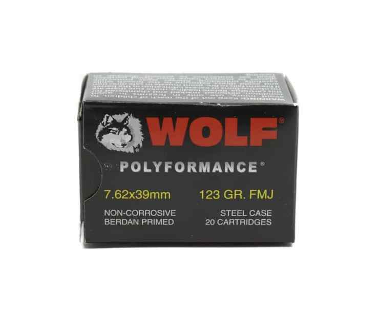 WTT/WTS WOLF – POLYFORMANCE – 7.62×39 – 123 GRAIN 
