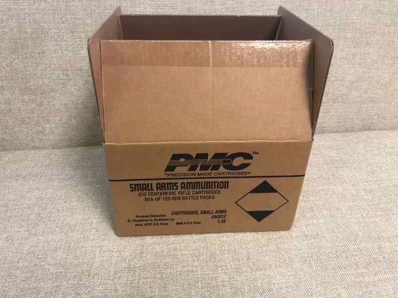 600 Round Case - PMC Sealed Battlepacks - 5.56 Grn
