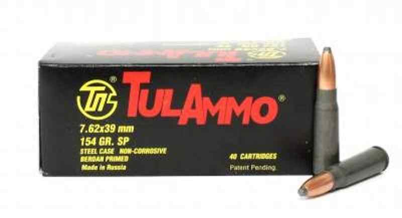 TULA 76.2X39 FMJ 1000K rounds $350