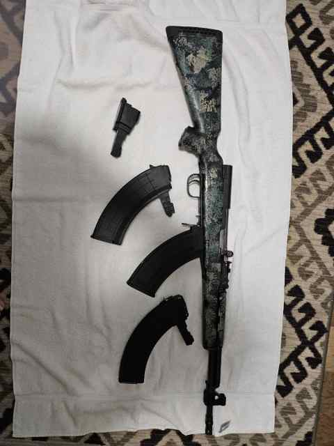SKS Nicely Modified to Paratrooper Length