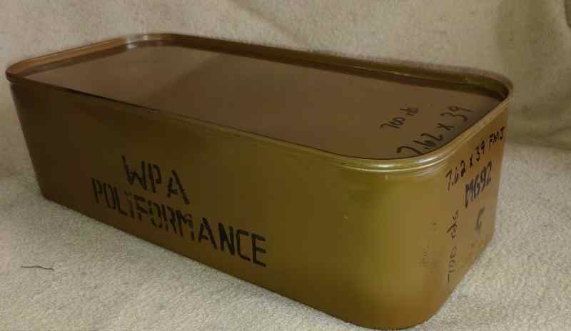 Wolf Mil-Spec 7.62x39 Ammo spam can 700rd