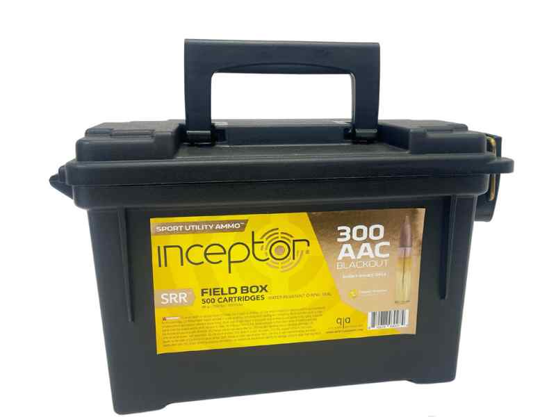Case of INCEPTOR 300 BLACKOUT **FRANGIBLE** 