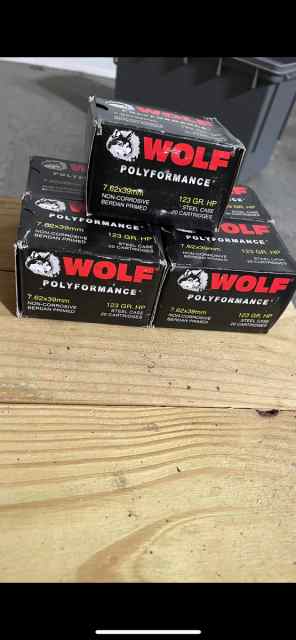 200 rounds 7.62x39 HP &amp; FMJ