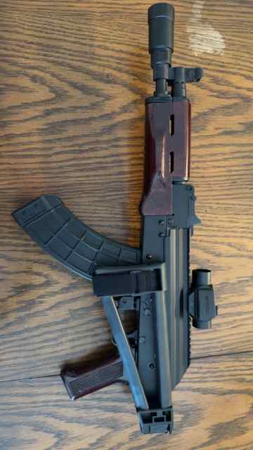 PSA AK-47 GF3 FORGED TRIANGLE SIDE FOLDING RIFLE, 