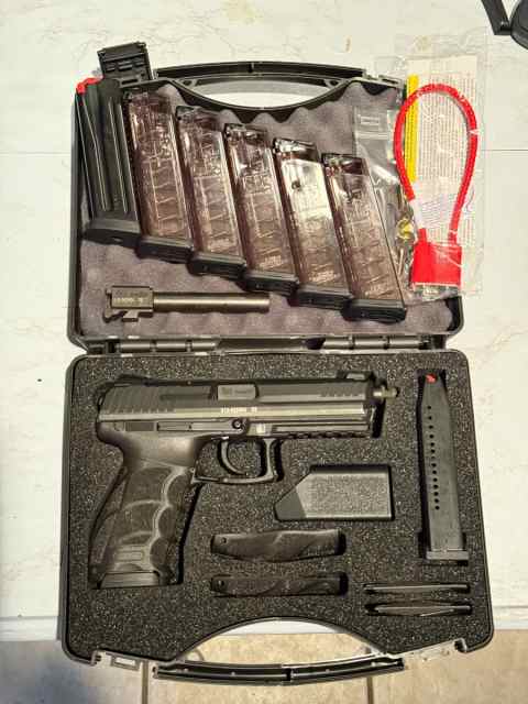 Hk P30L V1 with Threaded Barrel and extras $800