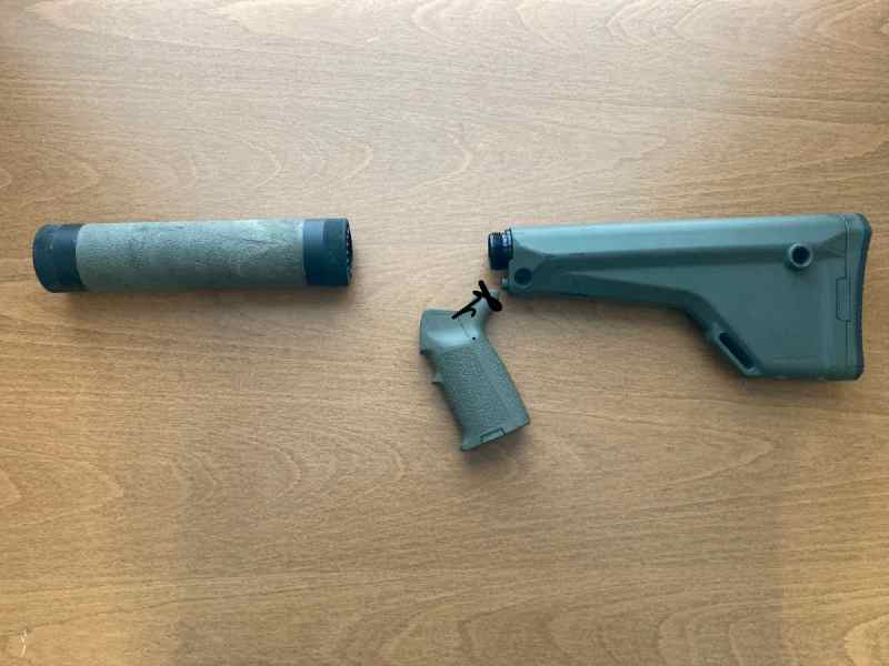 Magpul and Hogue AR furniture. Used