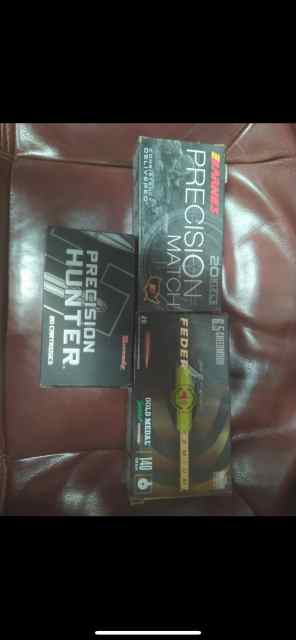 3 boxes 6.5 creedmor ammo