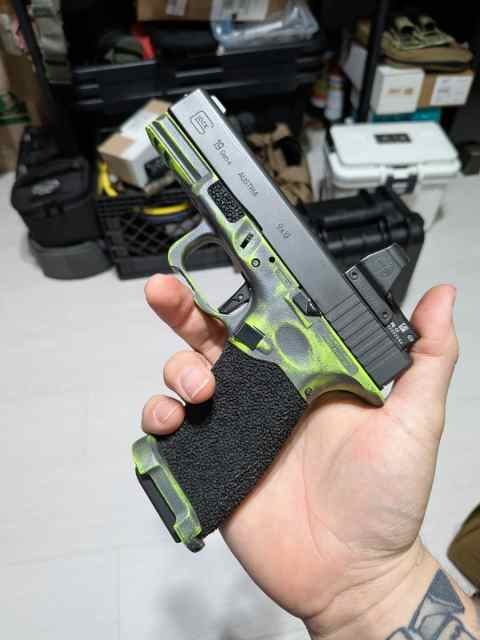 Glock 19G4 with a LoneWolf frame